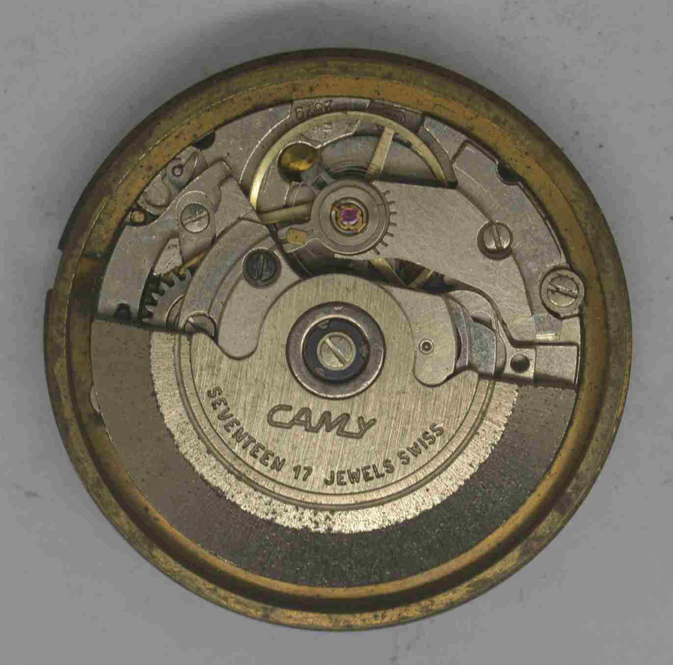 VTG CAMY SEA CLUB Movement & Dial. ETA 2879. For Parts