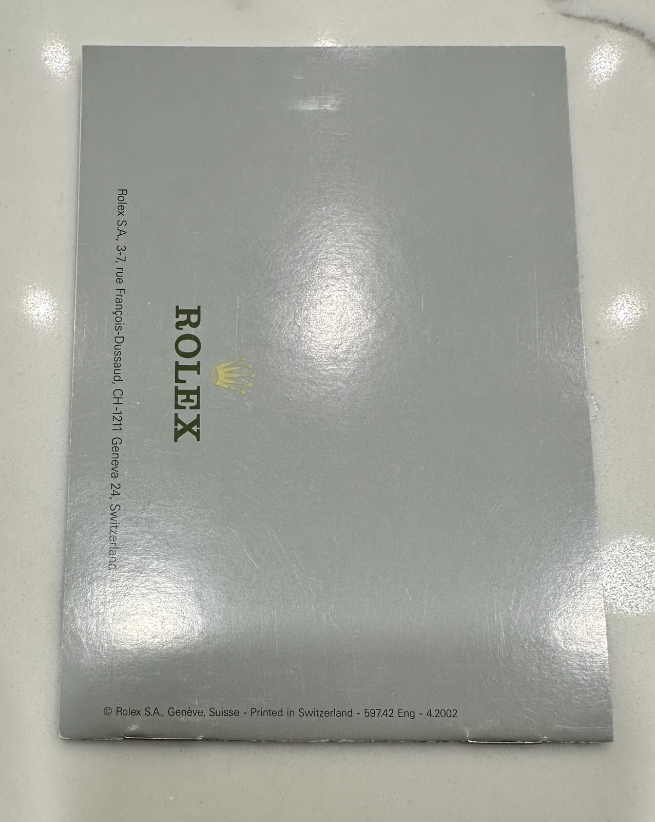 Authentic Vintage Rolex Explorer 114270 16570 Booklet Manual FULL SET YEAR 2002