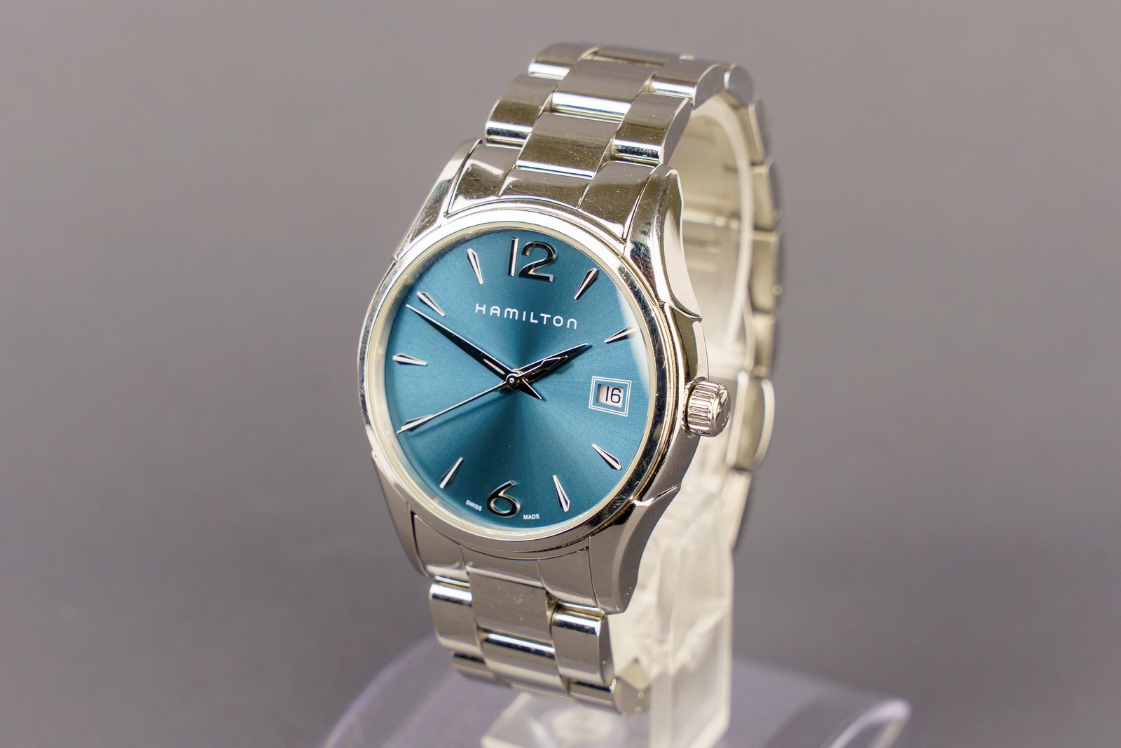 [Near Mint] Hamilton Jazzmaster Date H323512 Women’s Quartz Watch 34mm #2661