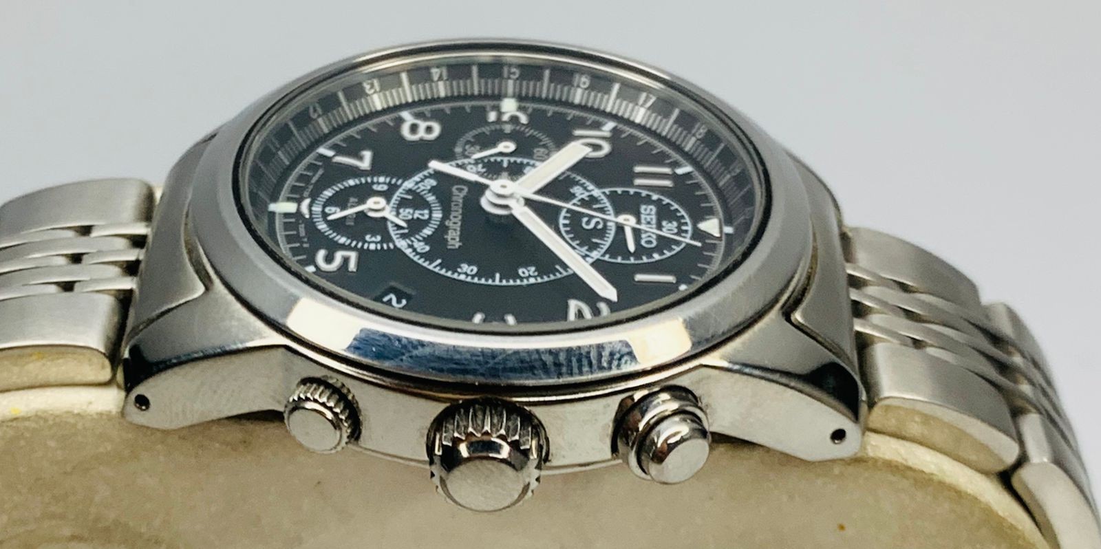 Vintage Seiko Chronograph SUS 7T32-7E90 Men’s Quartz Watch