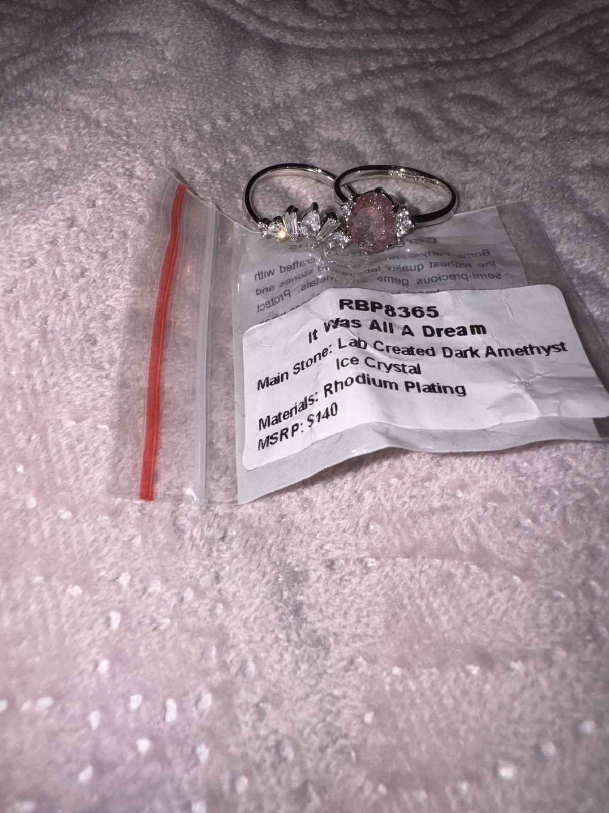 Bomb Party RBP8365 “It Was All A Dream” LC Peach Ice Crystal, Size 9
