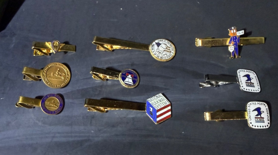 USPS Vintage tie tacks and tie bars