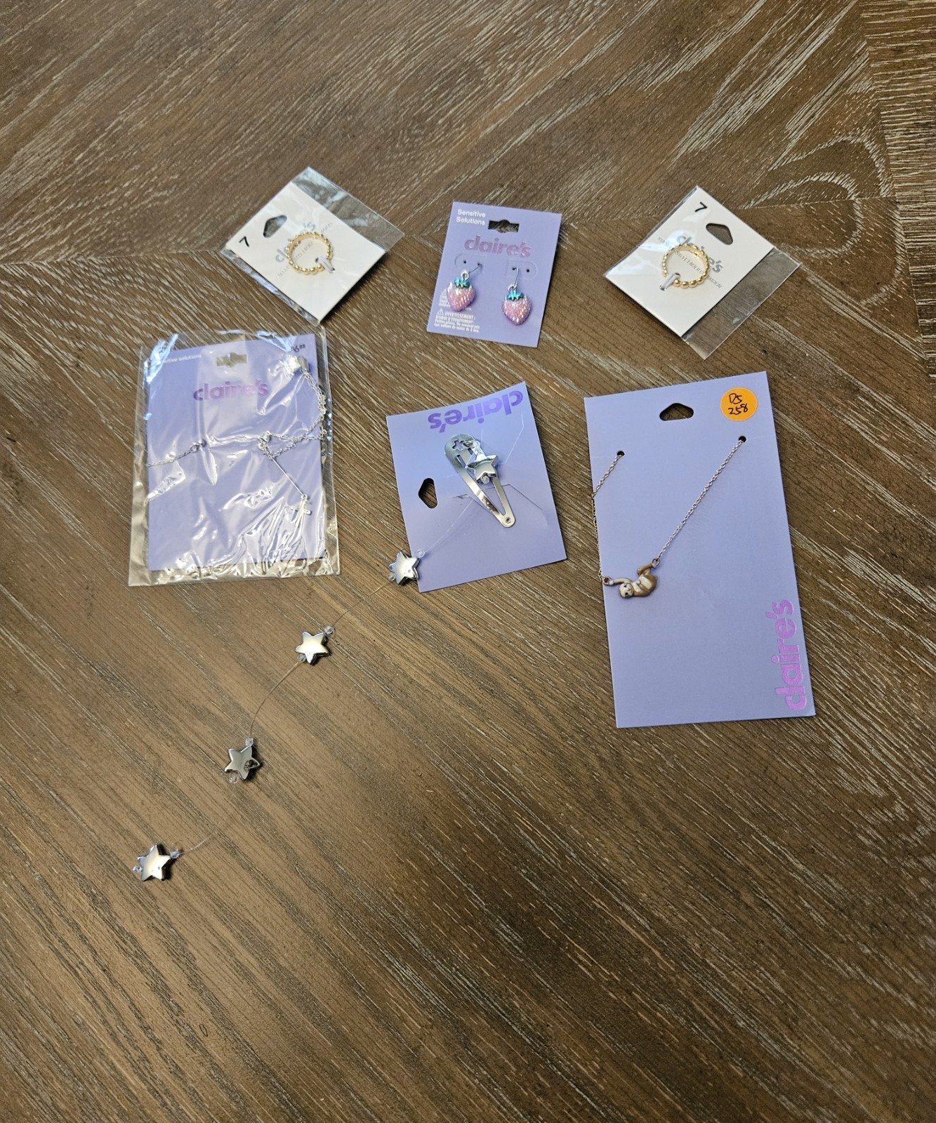New 6 Pieces Of Claire’s Jewelry