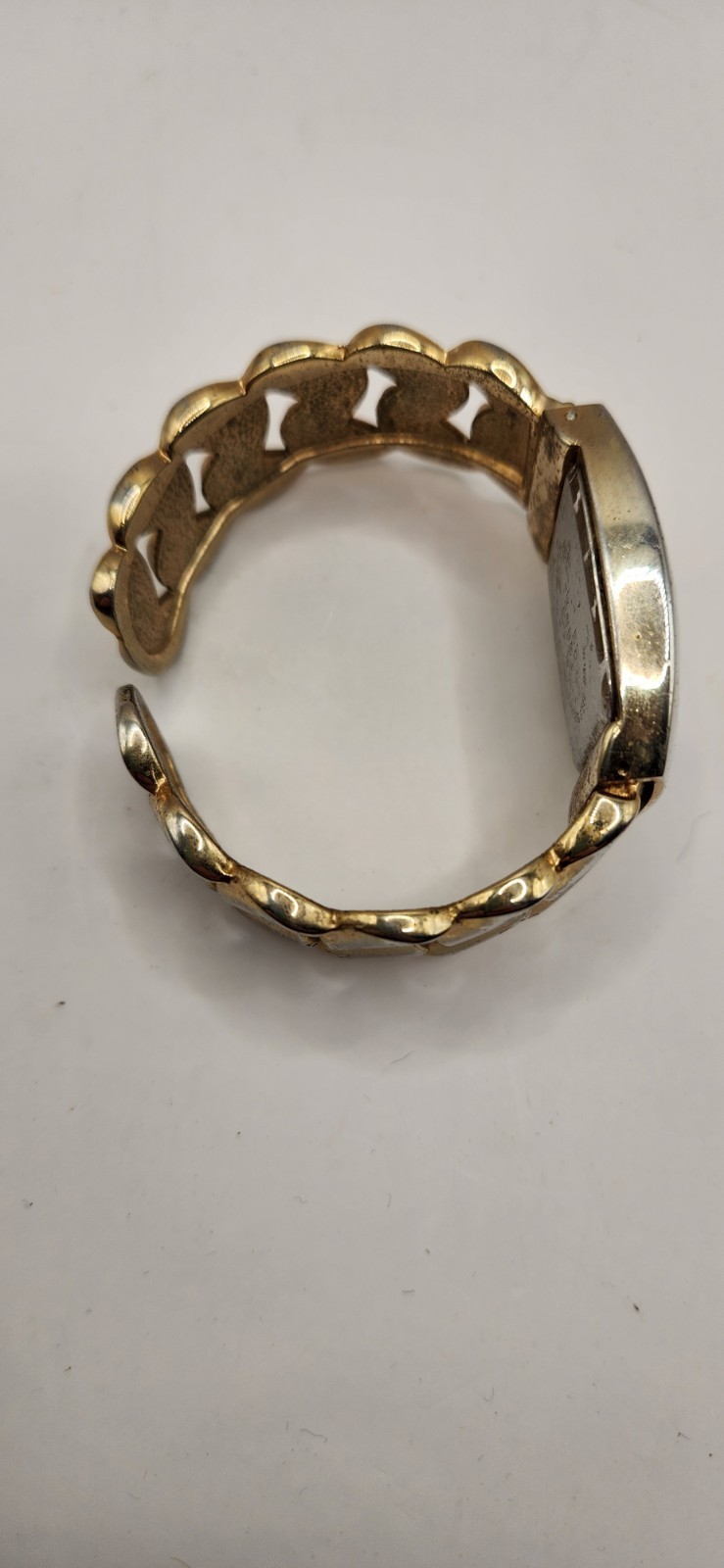 Studio Time STD1046T Bangel Cuff Band Women’s Watch Gold Tone PARTS ONLY