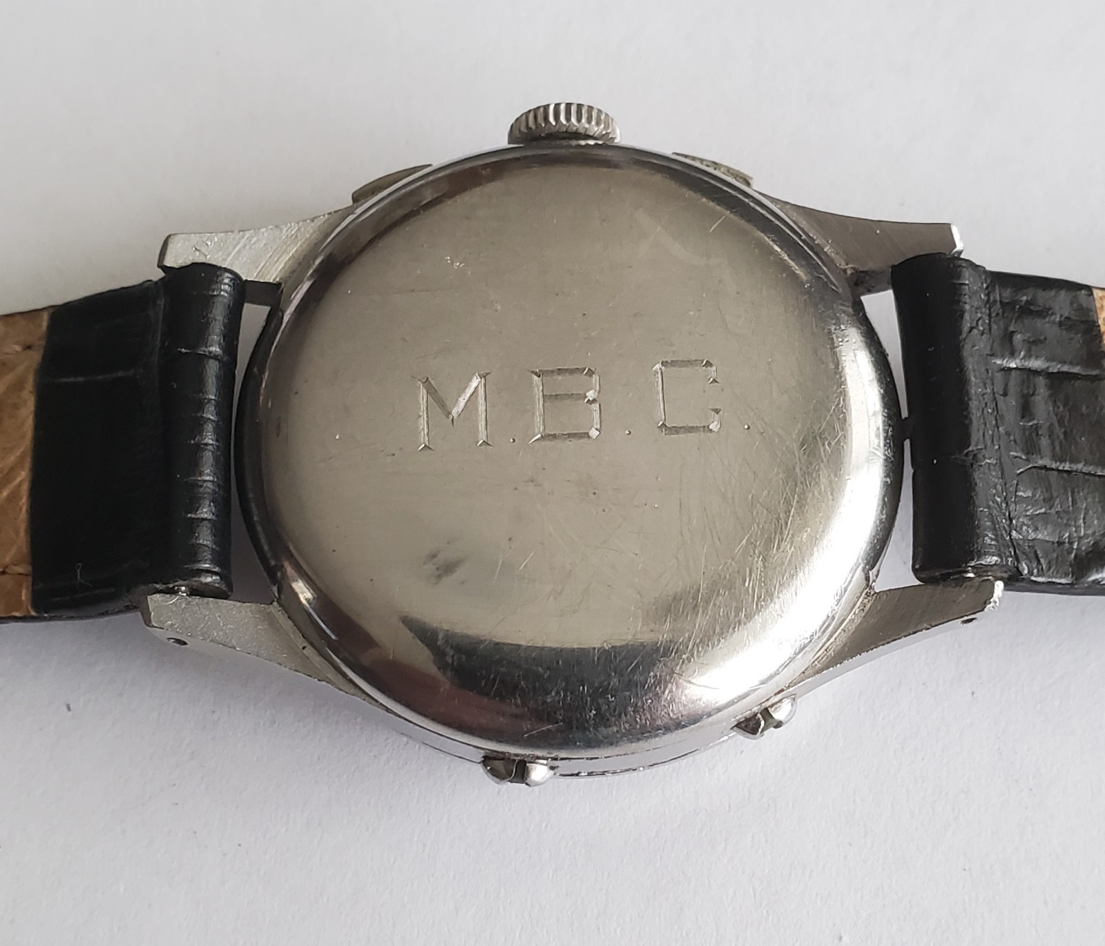 Vintage SS Wittnauer Triple Date Calendar Valjoux 72C Chronograph Man’s Watch