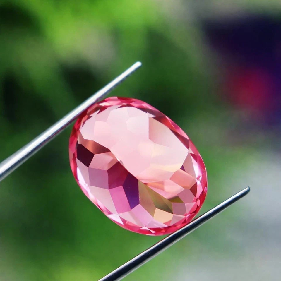 9.40 Ct Certified Natural Ceylon Padparadscha Sapphire Oval Cut Loose Gemstone