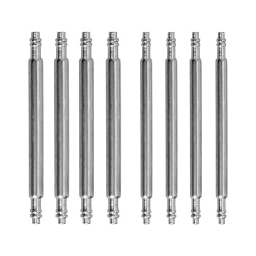 Watch Spring Bars Stainless Steel 21mm Double Flange 1.5mm 1.8mm 8 Pieces Watch