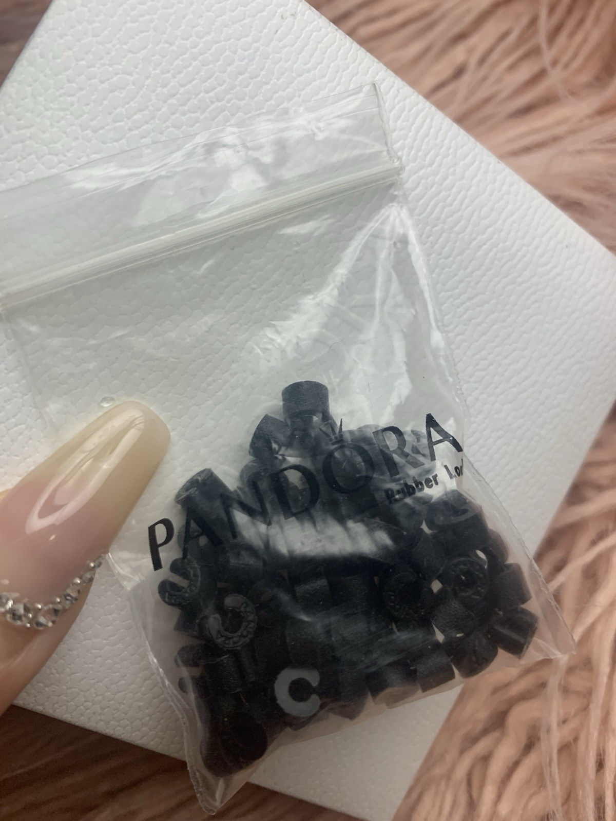 Lot of 50 Pandora Silicon Rubber Clip Stoppers Lock US Store New 100% Authentic