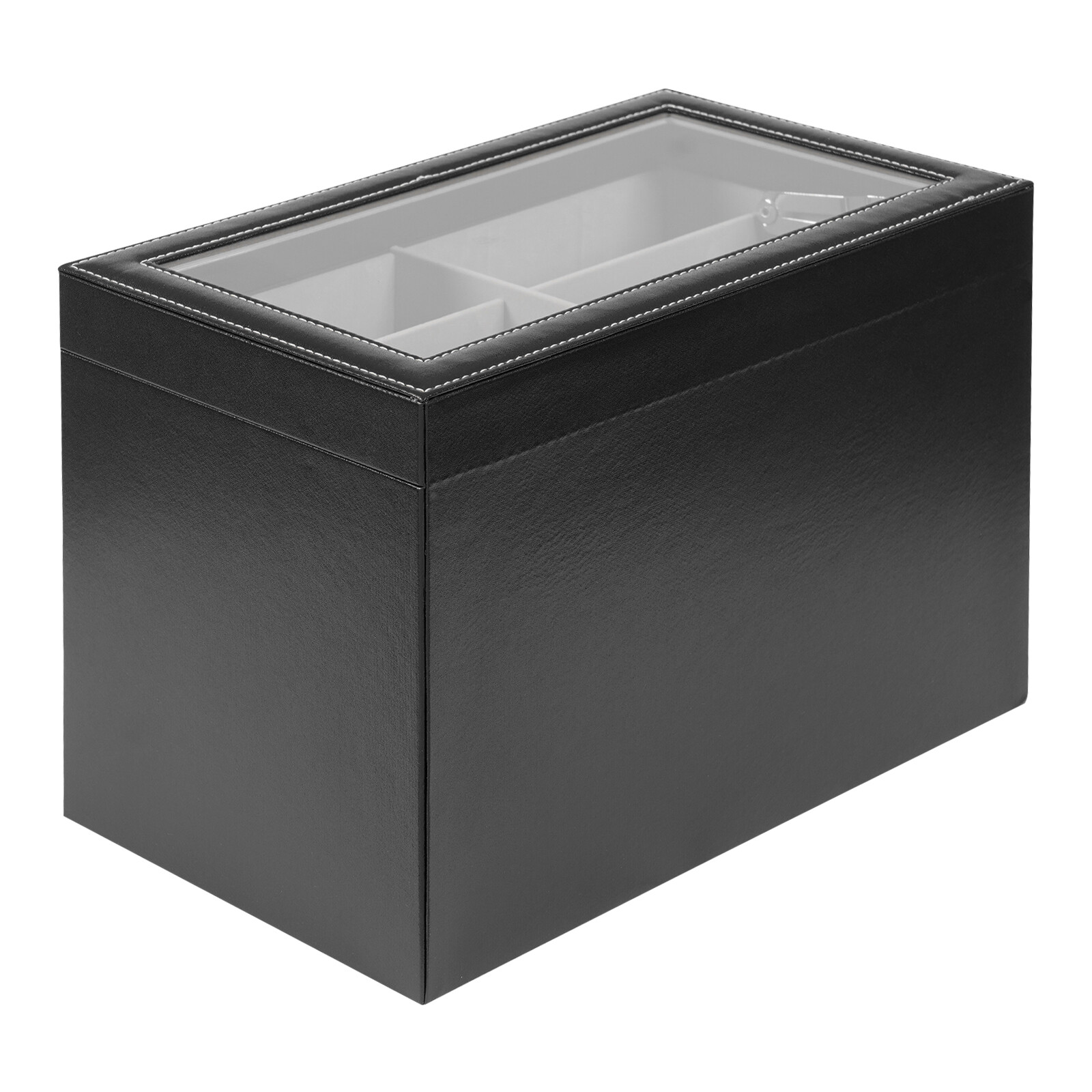 Sunglasses Case Watch Box Watch Case Jewelry Box and 12 Eyeglasses Storage
