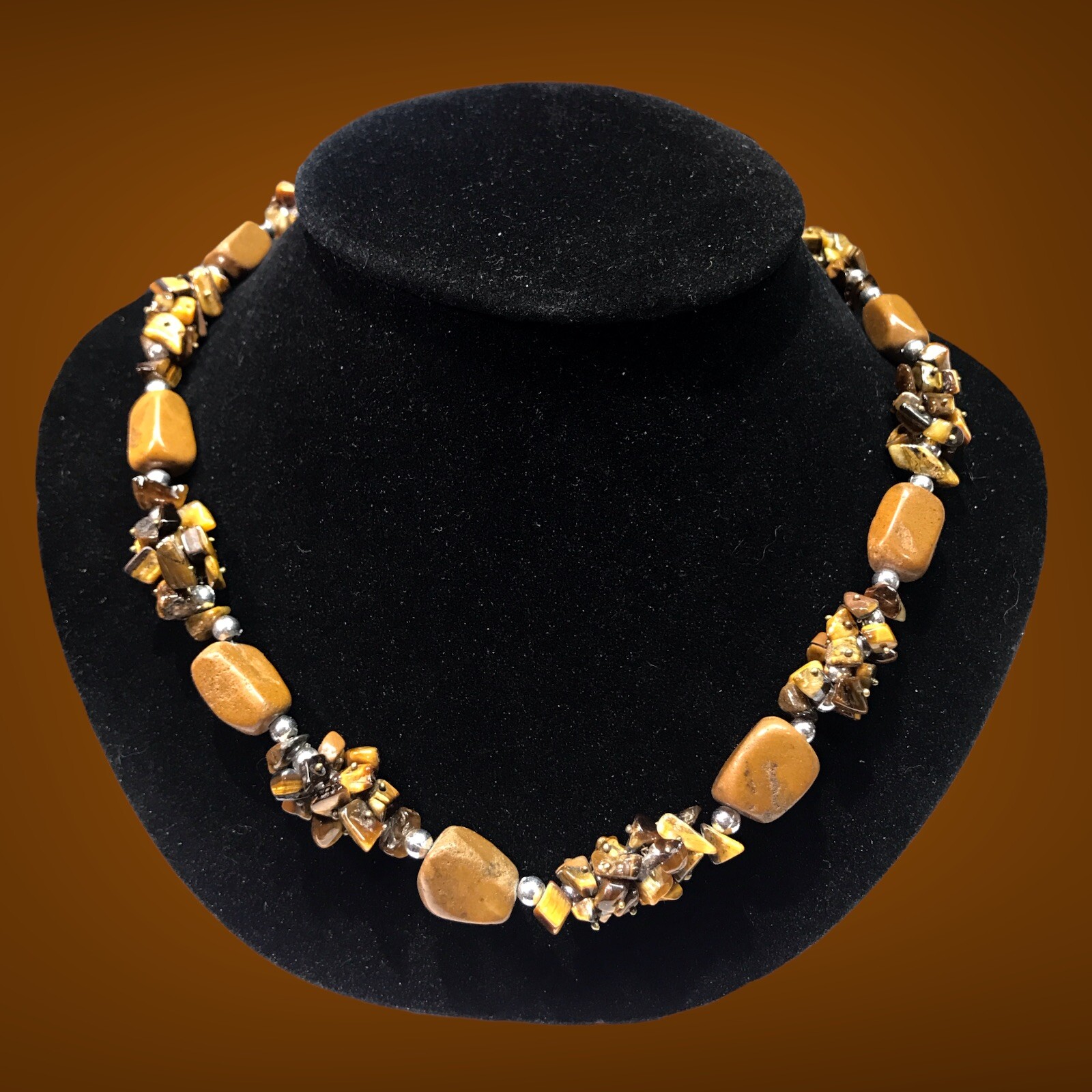Tiger’s Eye Beads necklace 60 Grams 17”-20”