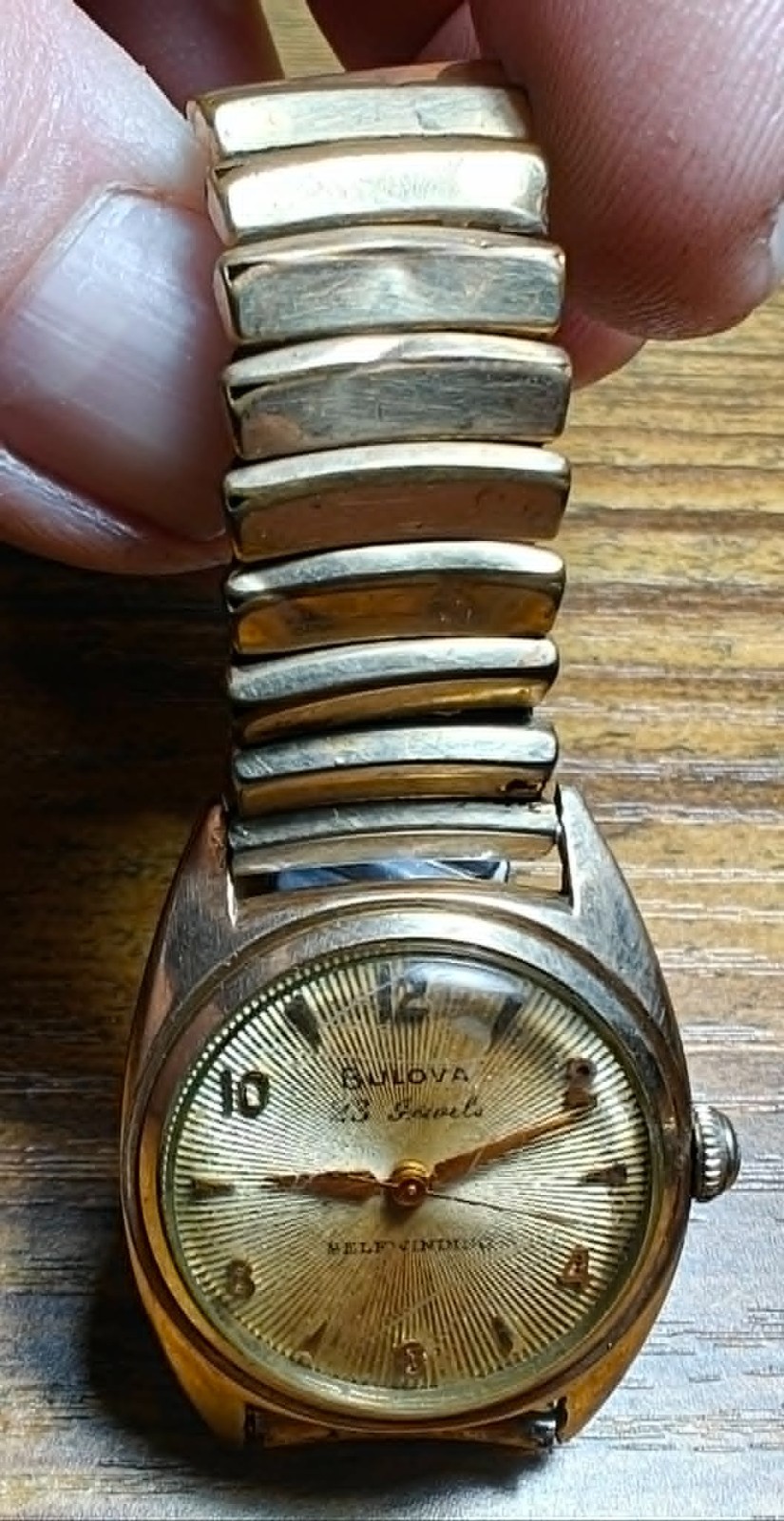 Vintage 1954 Bulova 23 Jewel Automatic Men’s watch with box and all paper work.