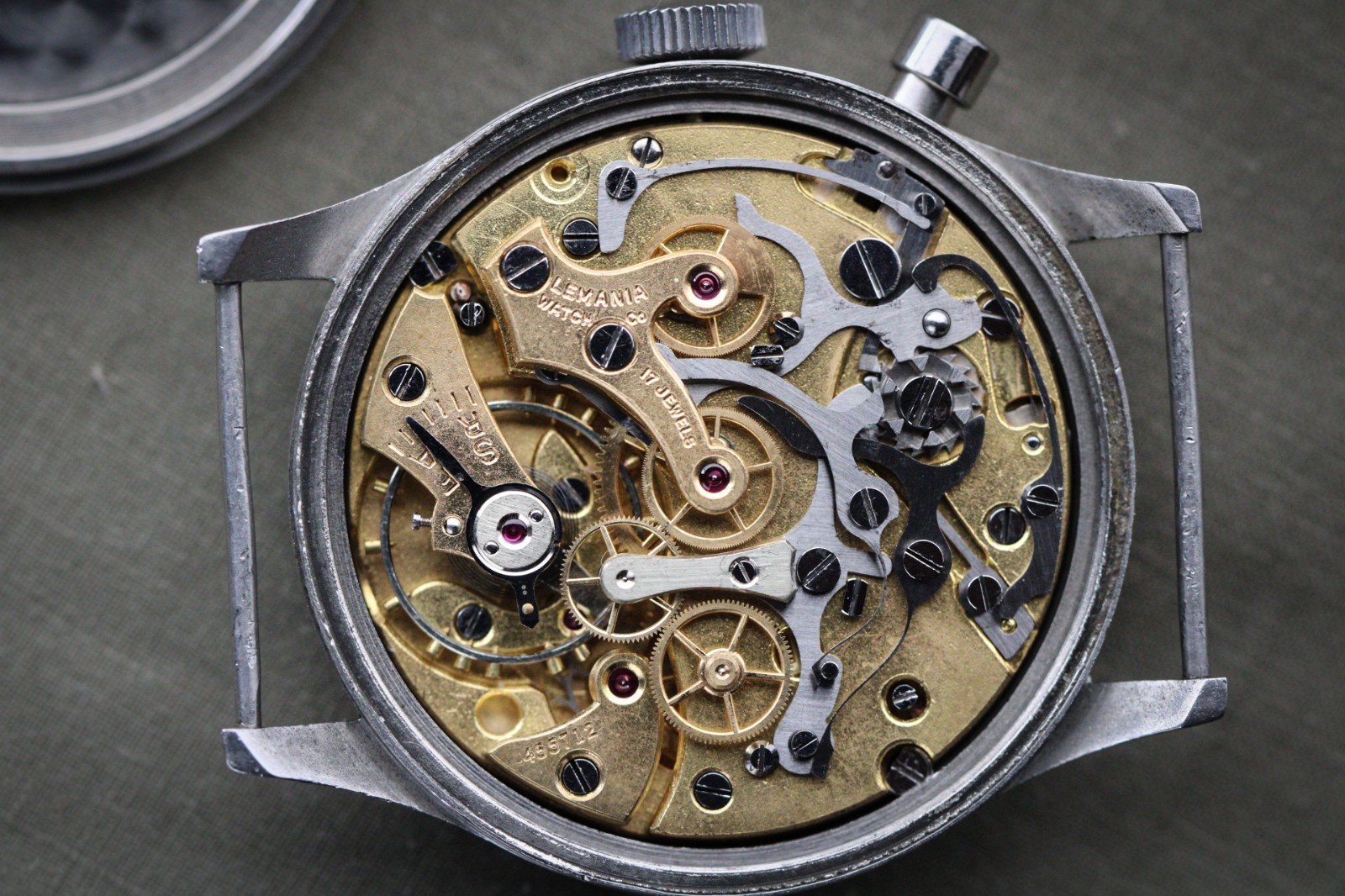 Lemania Series 2 Royal Australian Navy Issue Chronograph