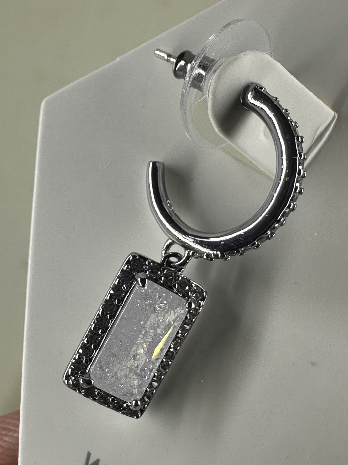 Bomb Party Earrings RBP8941 Spirit Of Bliss – Lab Created White Ice Crystal