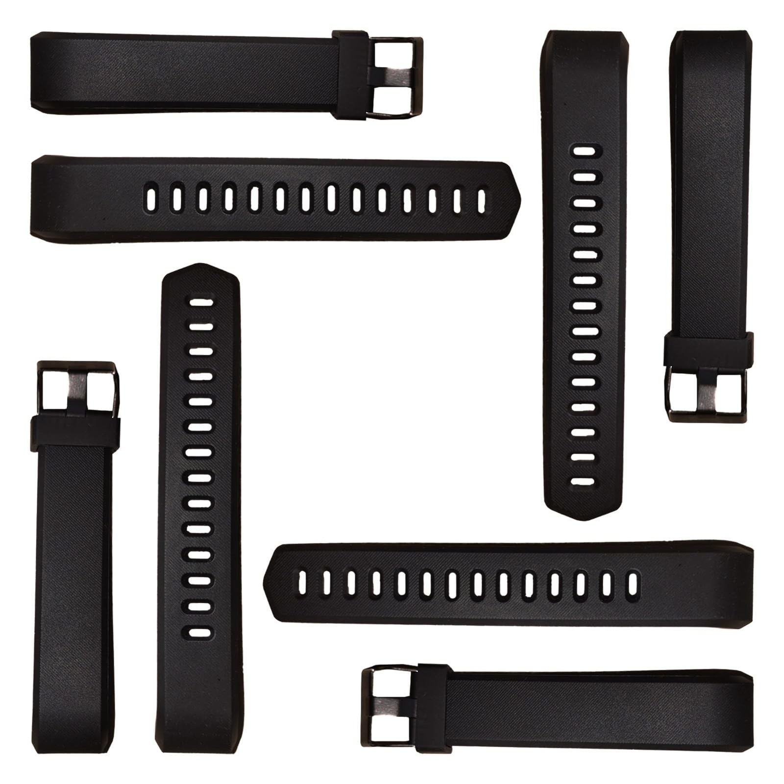 Wrist Bands for ID115Plus HR, Black Fitness Watch Wristbands Set for Very Fit…
