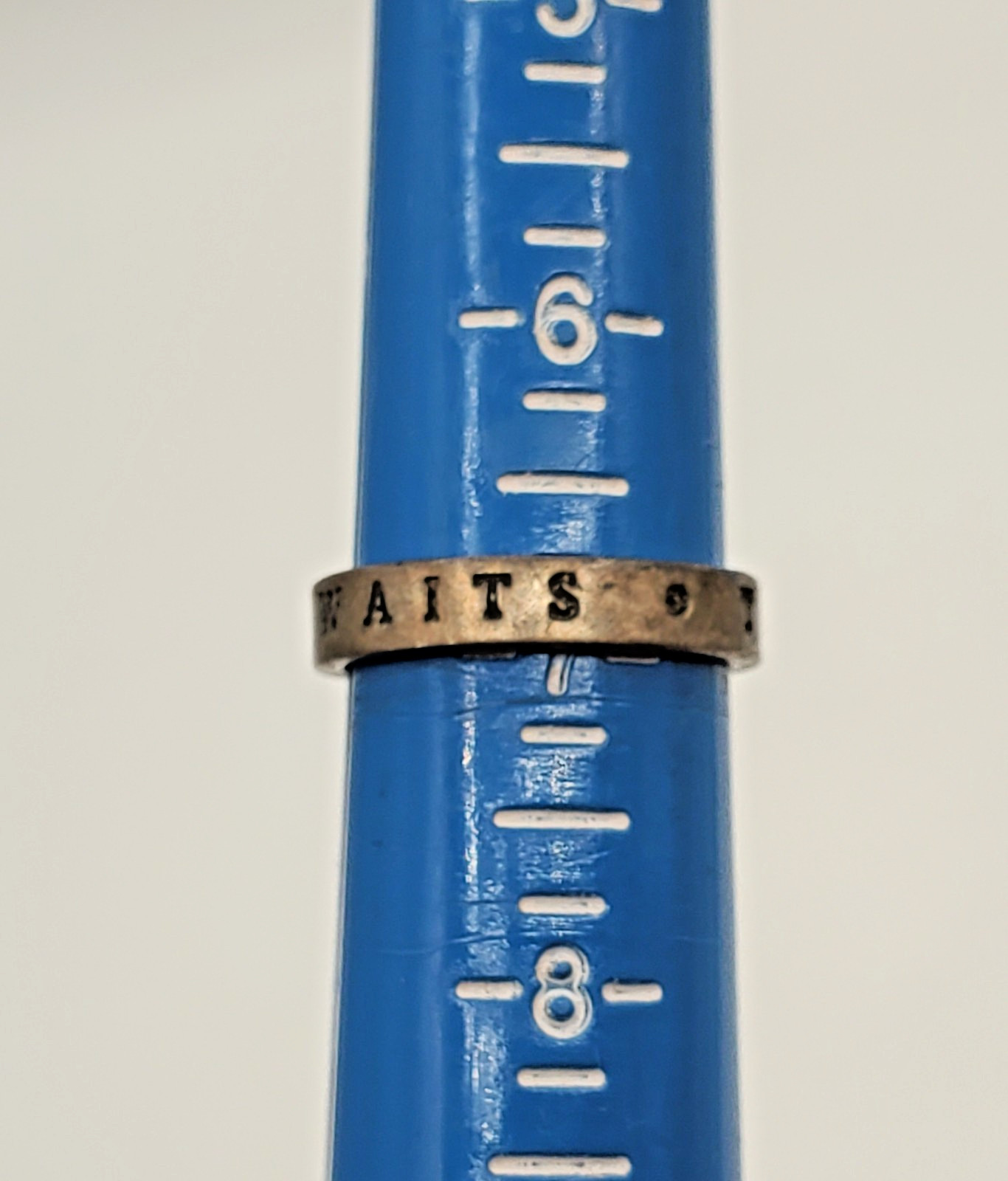 925 BDS True Love Waits Ring 7 Sterling Silver 3g Wedding Band Purity Reminder