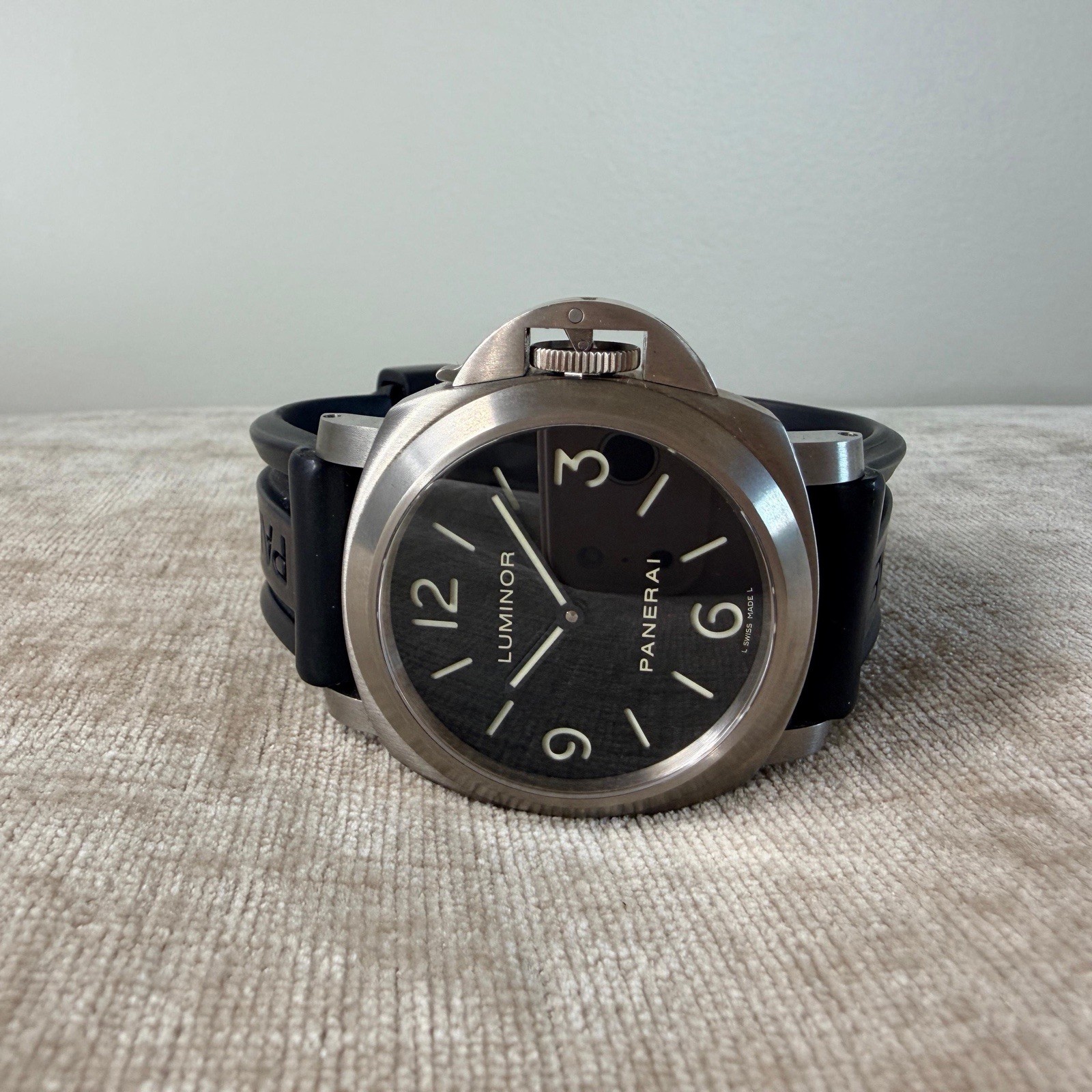 Panerai PAM176 Titanium 44mm Luminor Men’s Black Watch PAM00176 Complete Set