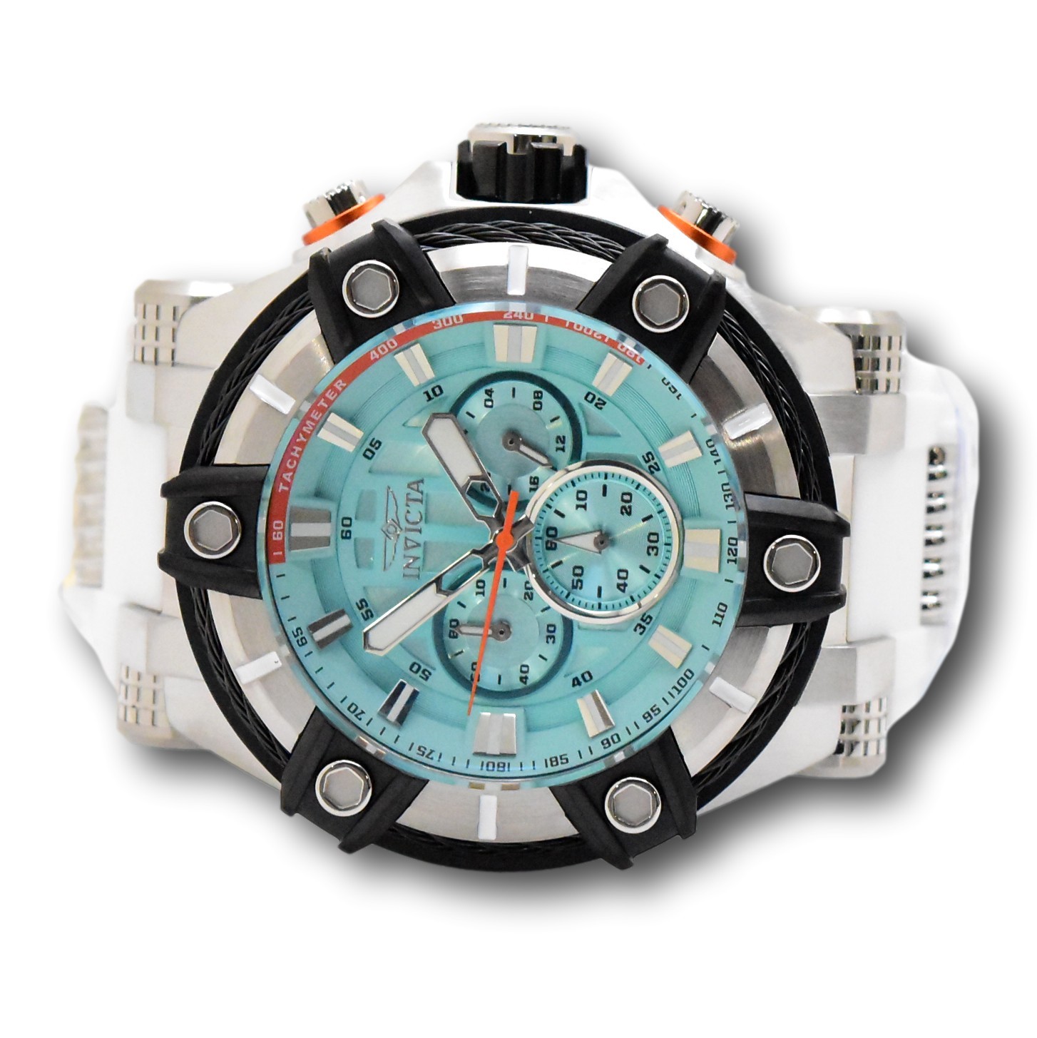 Invicta Bolt Surge Arctic Edge Men’s 52mm Teal Blue Dial Chrono Watch 49805