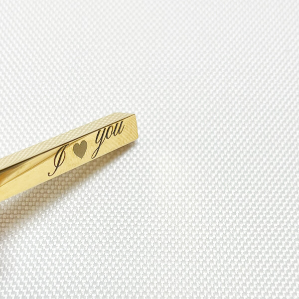 Personalised Necklace Custom Engraved Bar Name Date Pendant Christmas Gift Her