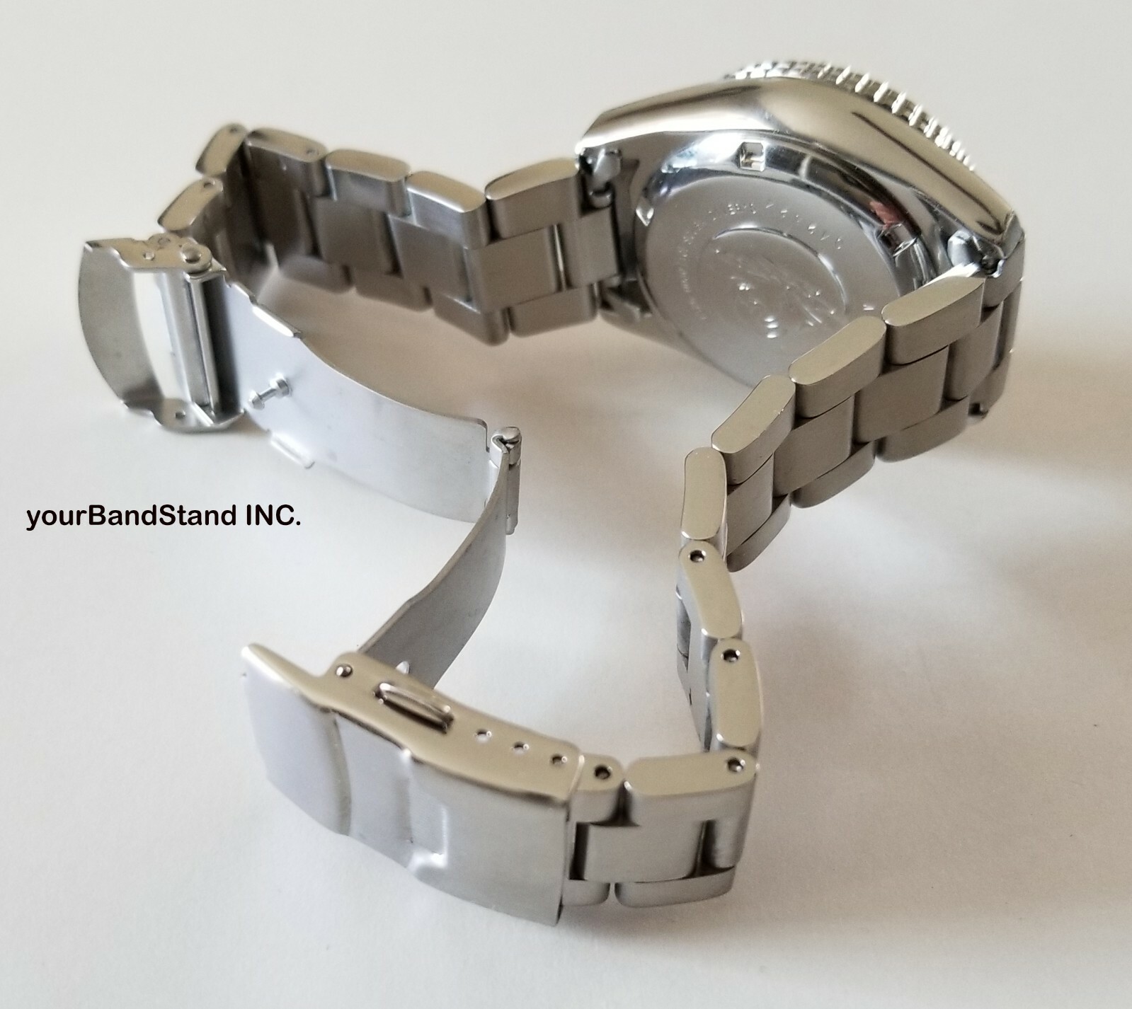 20mm Curved Stainless Steel Watch Band For Citizen NY0040 -50E -17L -09E -09