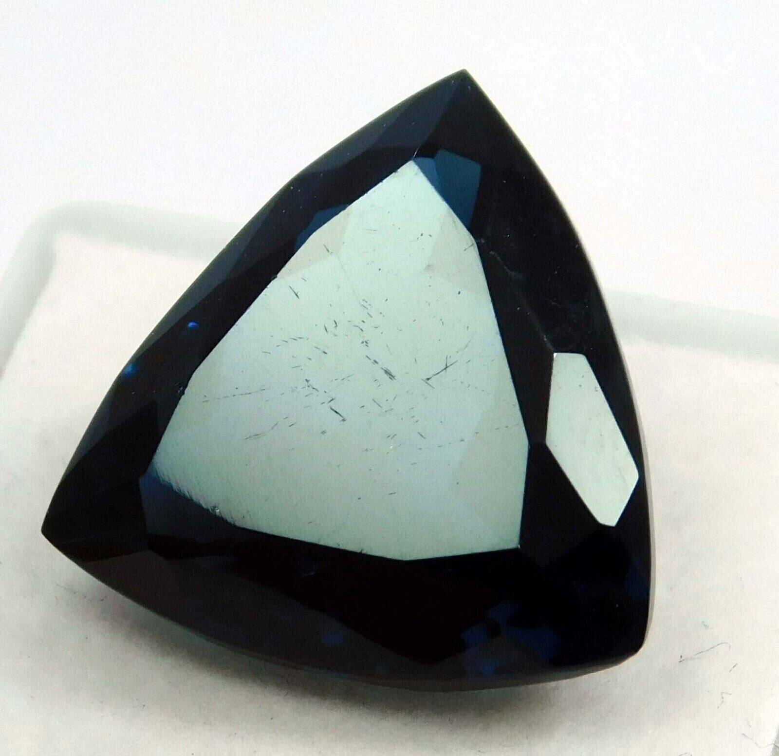 AAA+ 60.80ct. Large Blue Tanzanite Trillion Cut Loose Gemstone Gift for Birthday