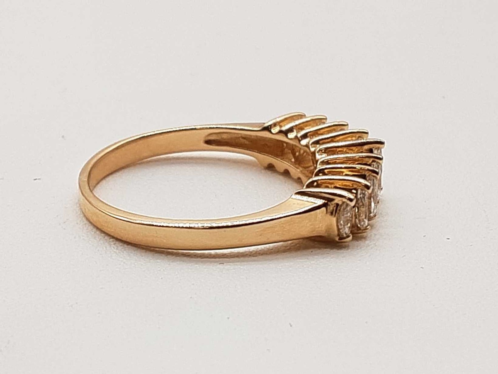 0.27 Cttw Natural Diamonds 14k Yellow Gold 2.7g Ring Size 6.5 Do0326lrxde