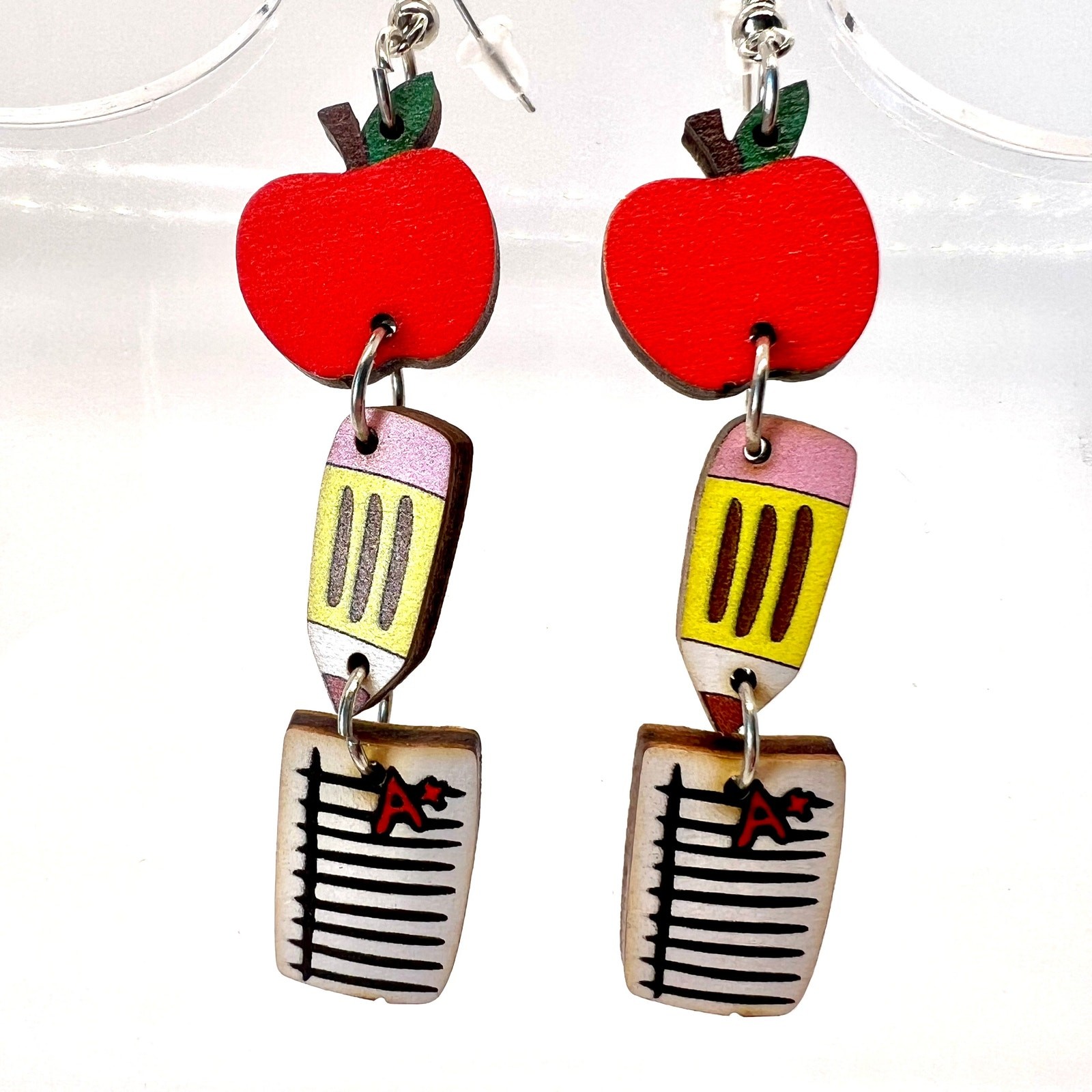 Teacher Earrings – Back to School Dangles – Classroom Appreciation Style