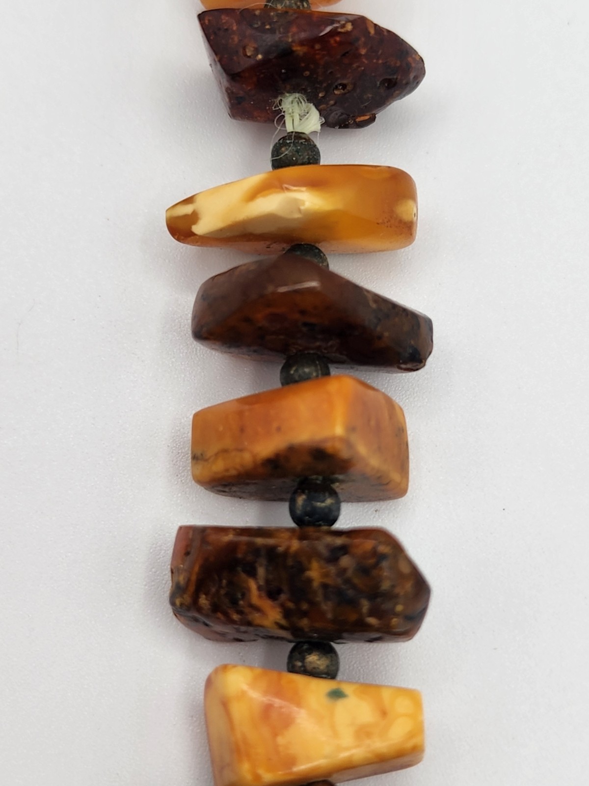 Vintage Graduated Genuine Baltic Amber W/ Butterscotch Multi Variation Necklace
