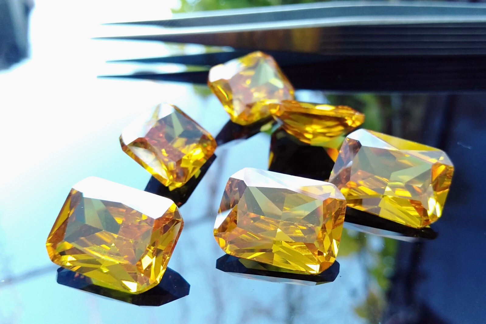 Cubic Zirconia AAA Quality Octagon shape 10 Multi-Colors CZ Stones(3x5to12x16)mm