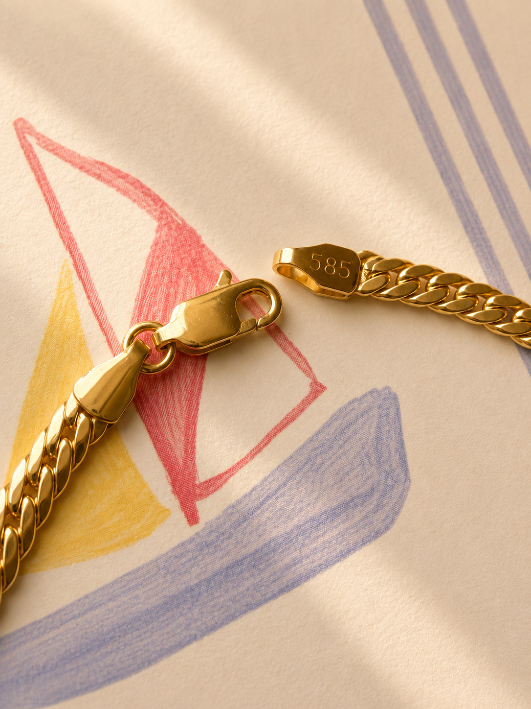 Real 14K Yellow Gold Miami Cuban Link Bracelet 3.5mm 7.5in Women Men Gift