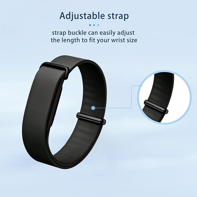 Silicone Sports Adjustable Loop Strap For Google Fitbit Air Band Replacement