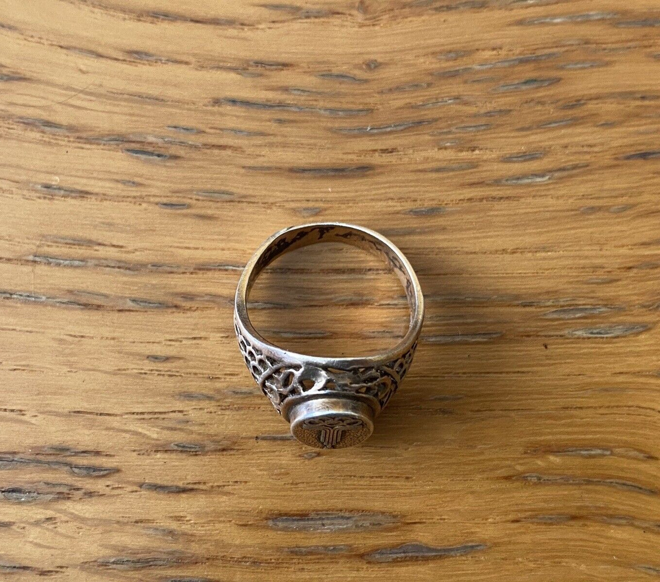 Vintage USSR Silver Ring OLYMPIC GAMES 875, Size 8 (18.30 mm) + Video