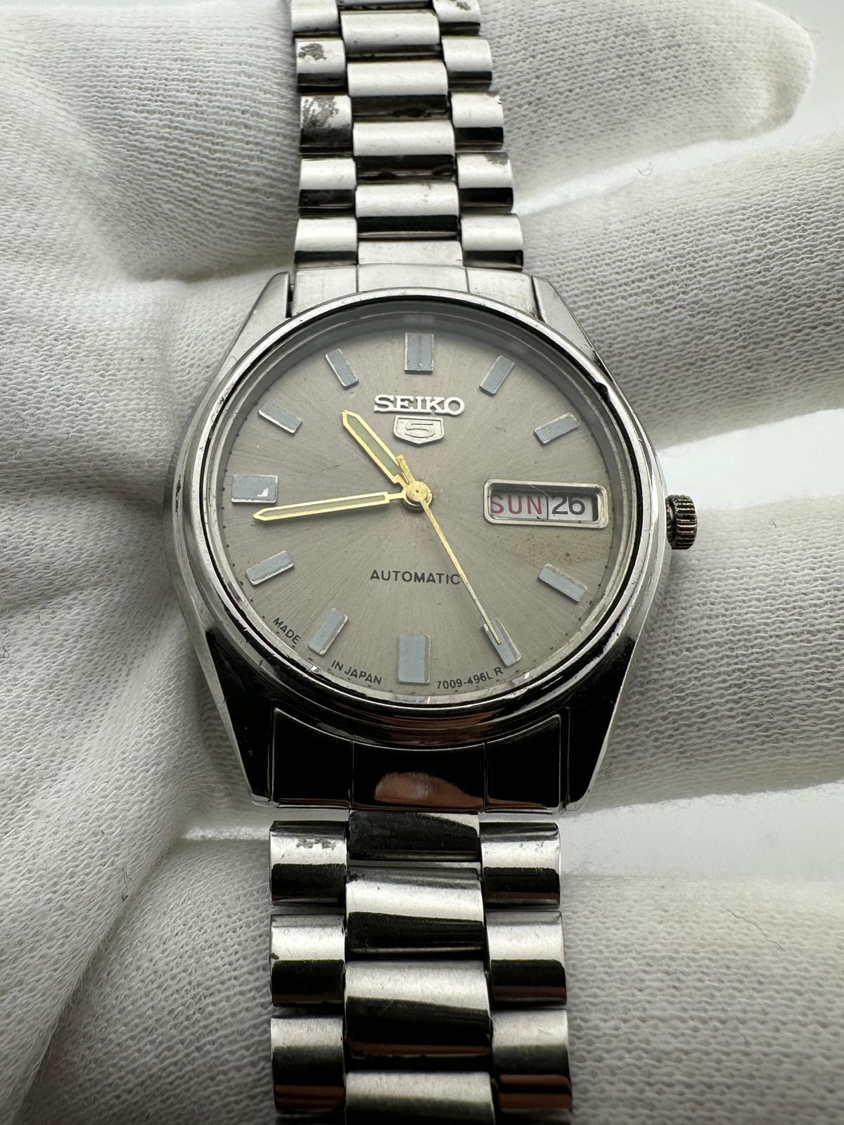 Vintage Seiko 5 Automatic Authentic Japan Made Men’s Wrist Watch