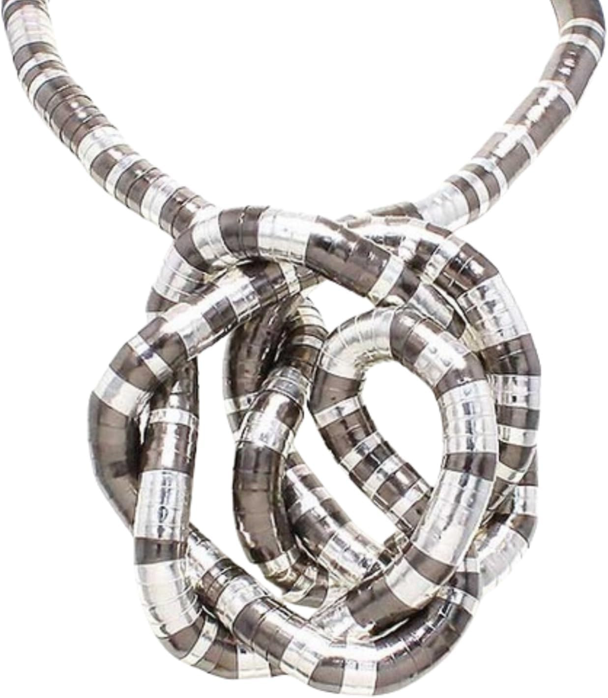 Bendable Snake Necklace for Women Punk Flexible Twisty Multi-Purpose Necklace Co