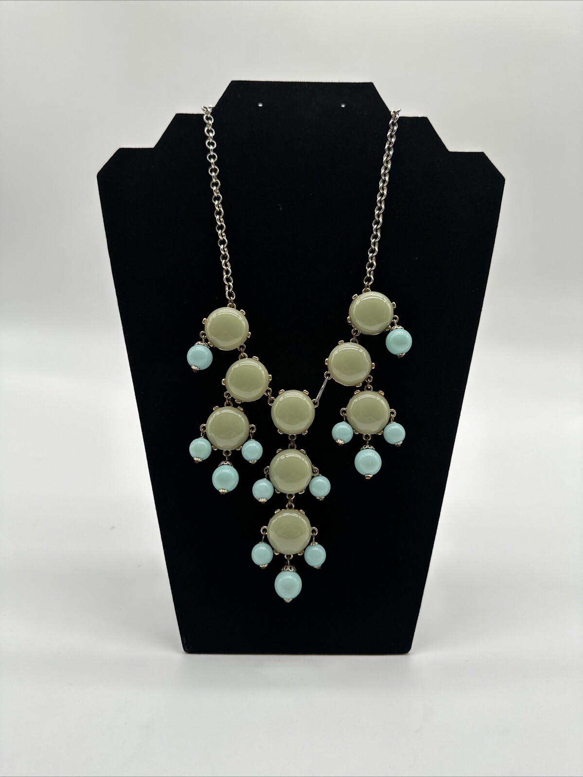 Hawaii Sea Glass Boho Stack Hippie North Shore Turquoise Necklace-13In…34