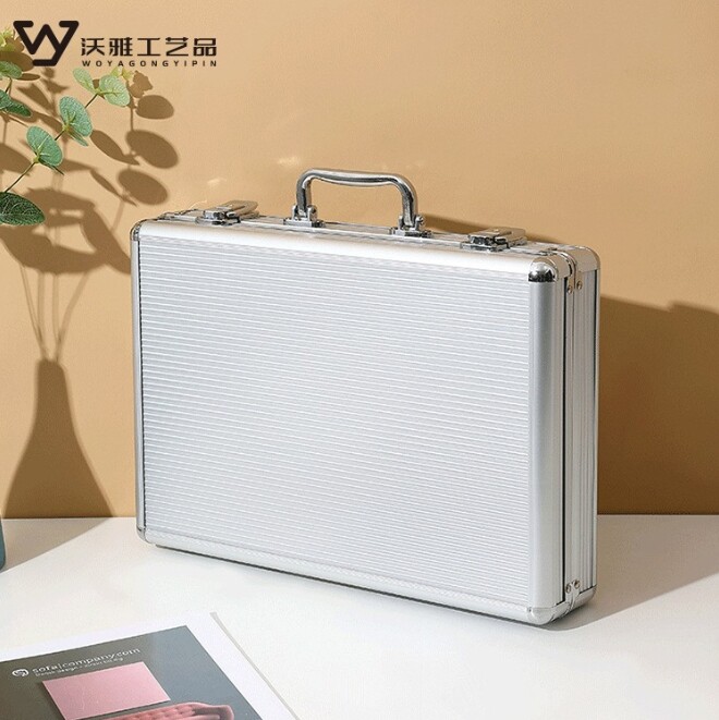 Aluminum Watch Case 24 Grids Briefcase Storage Box Watches Collectors Display