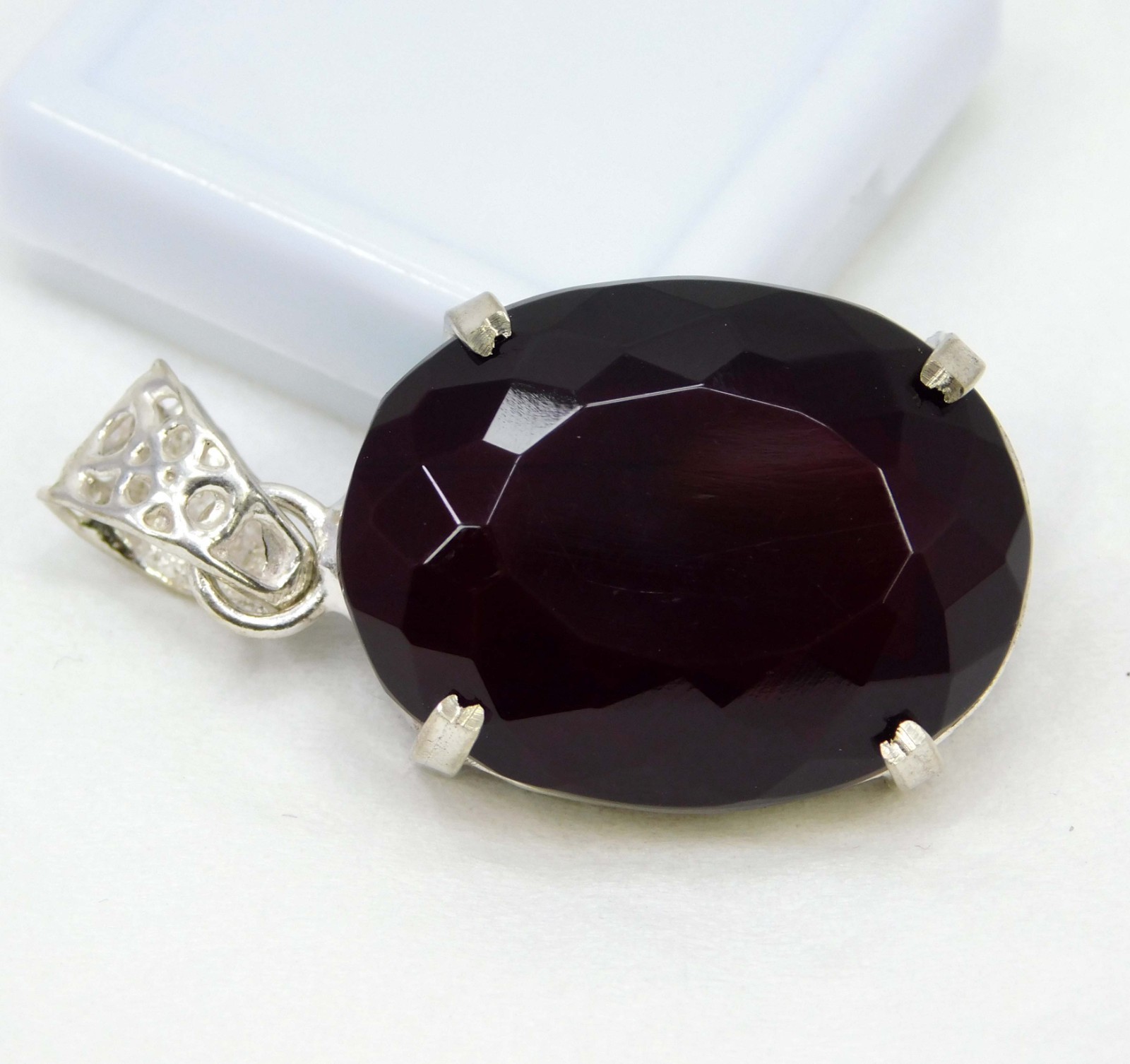 Natural 54.90 Ct Red Topaz Pendant Gems Oval Cut Certified Brazil Rare