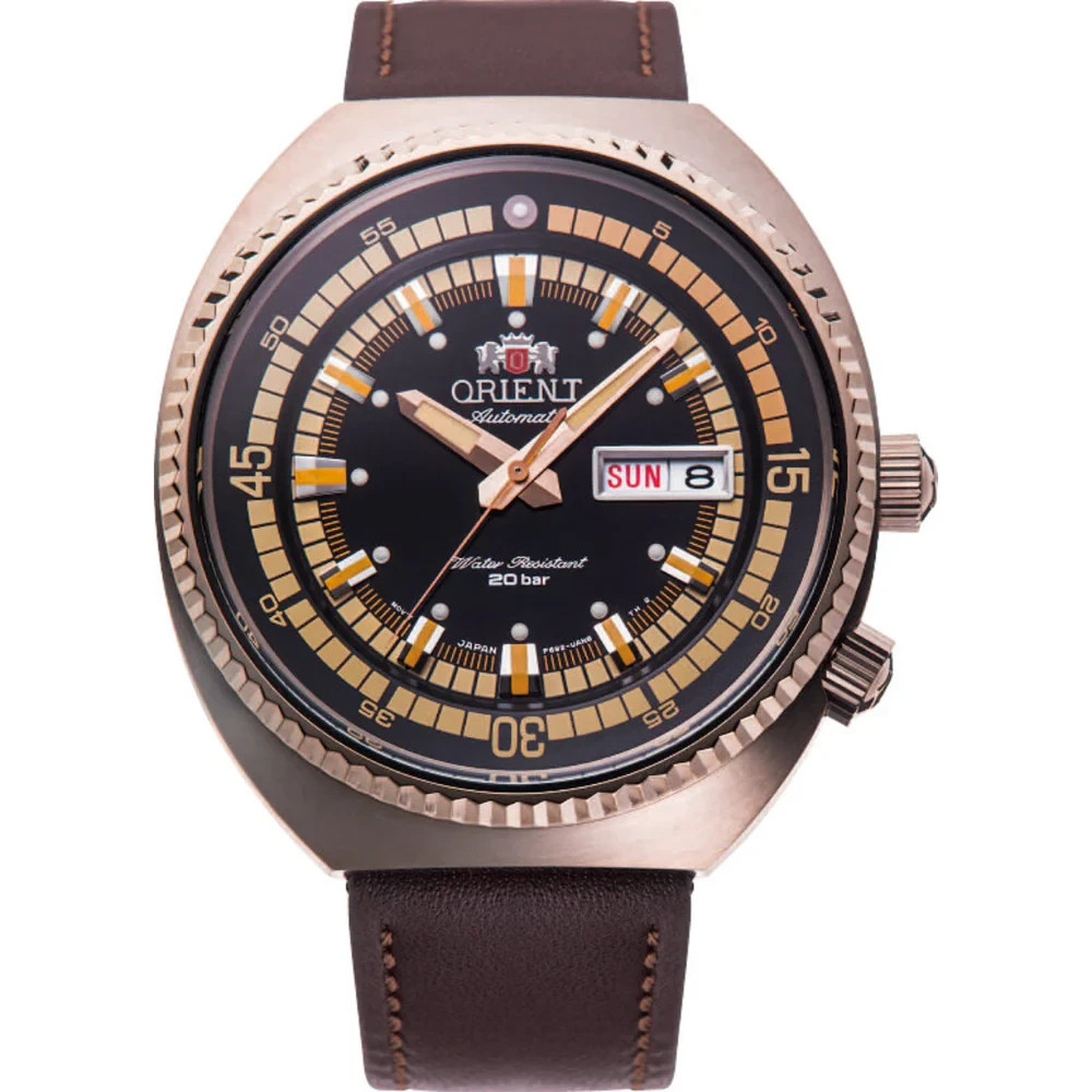 Orient Neo Classic Men’s Mechanical Watch RA-AA0E06B39B Black Dial Leather 200M