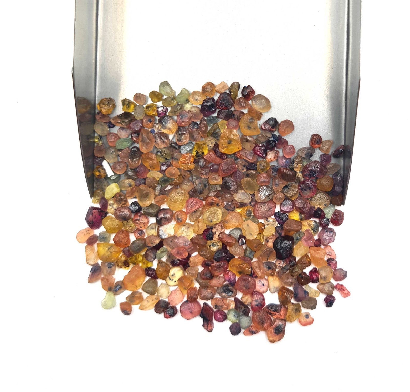 Natural Multi Sapphire Raw Rough Loose Gemstone Lot 3-7 MM 50 CT