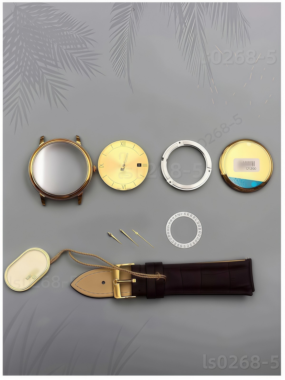 DIY 39.5mm Watch Steel Case kit For 2500 2824/2130/2892 Movement After-sales