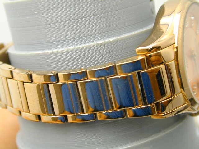 ARMITRON NOW ROSE GOLD TONE RUNS PEFECT IN FINE CONDITION AS PICTURED 39 X 32 MM