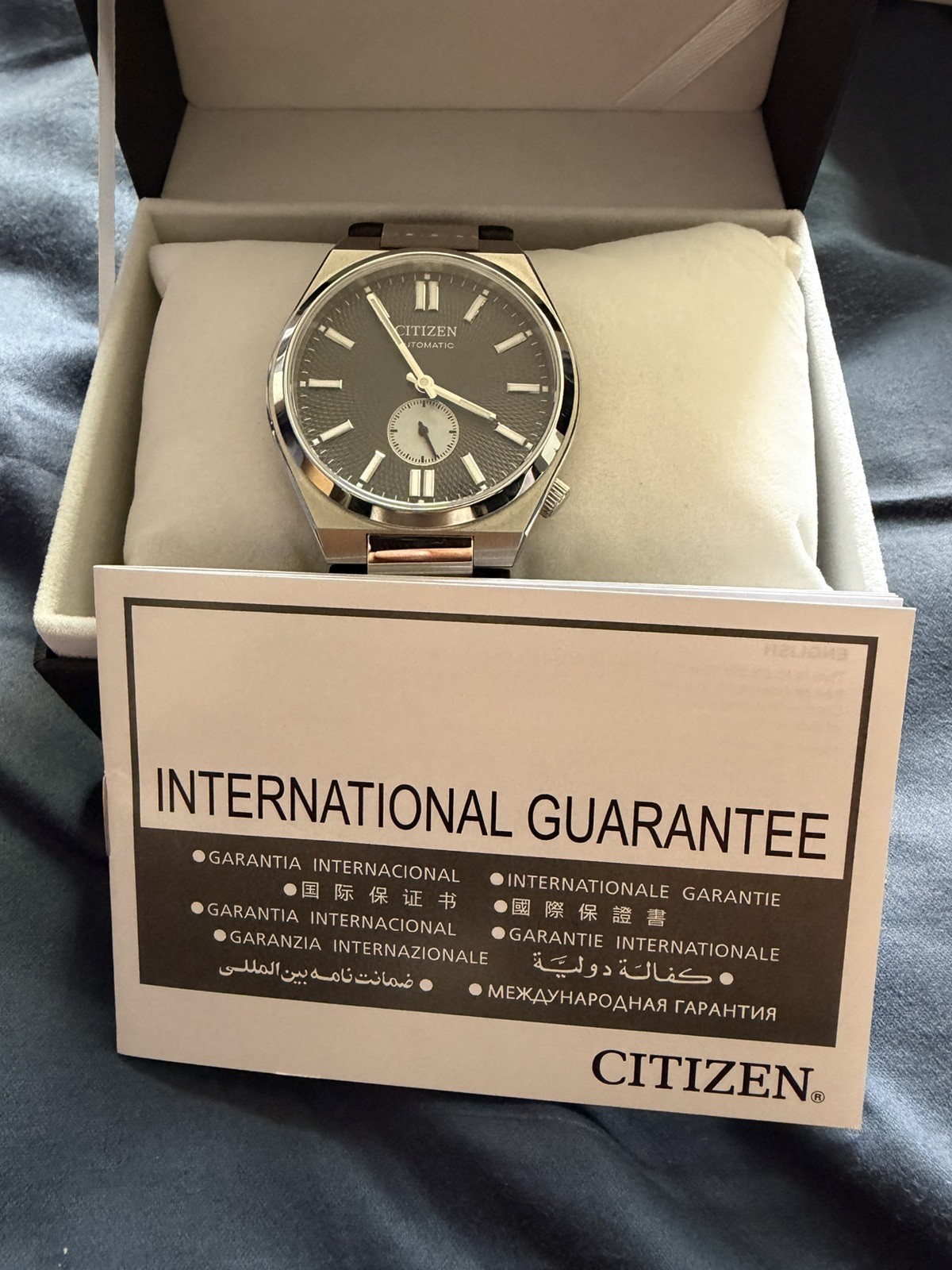 Citizen Tsuyosa Sapphire Crystal Automatic Gray Dial NK5010-01H