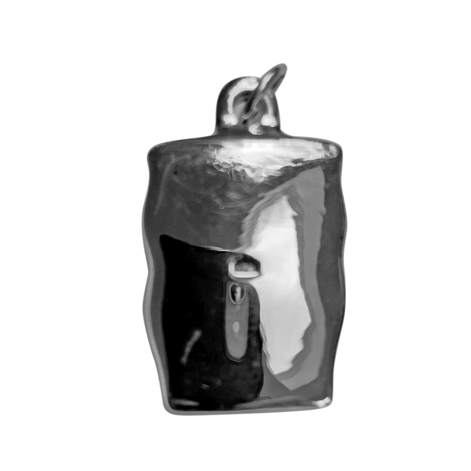 Silver OWL Pendant in 925 Sterling Bird Wisdom Charm