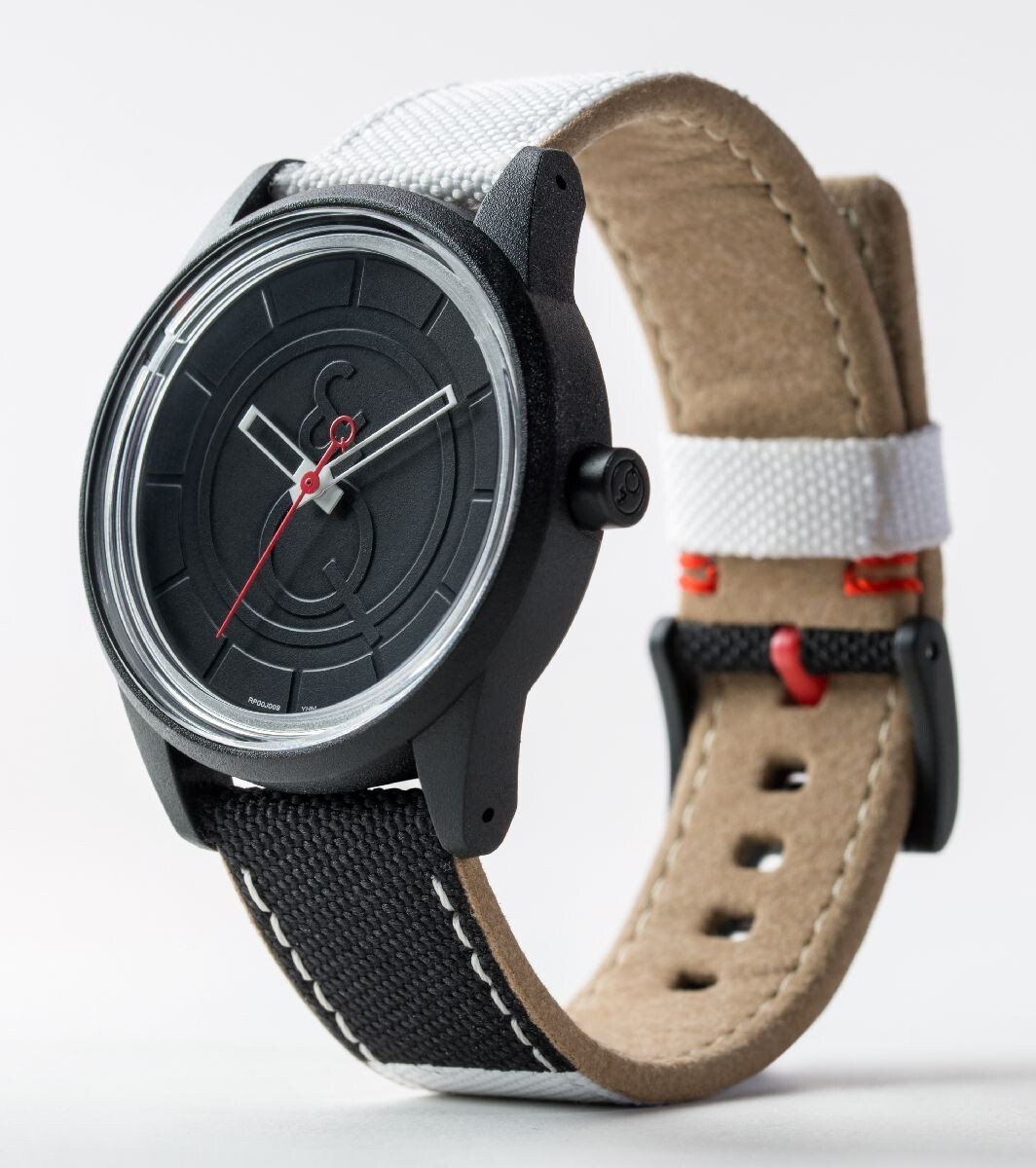 Citizen Q&Q Smile Solar Eco Friendly Watch Black/Beige/White