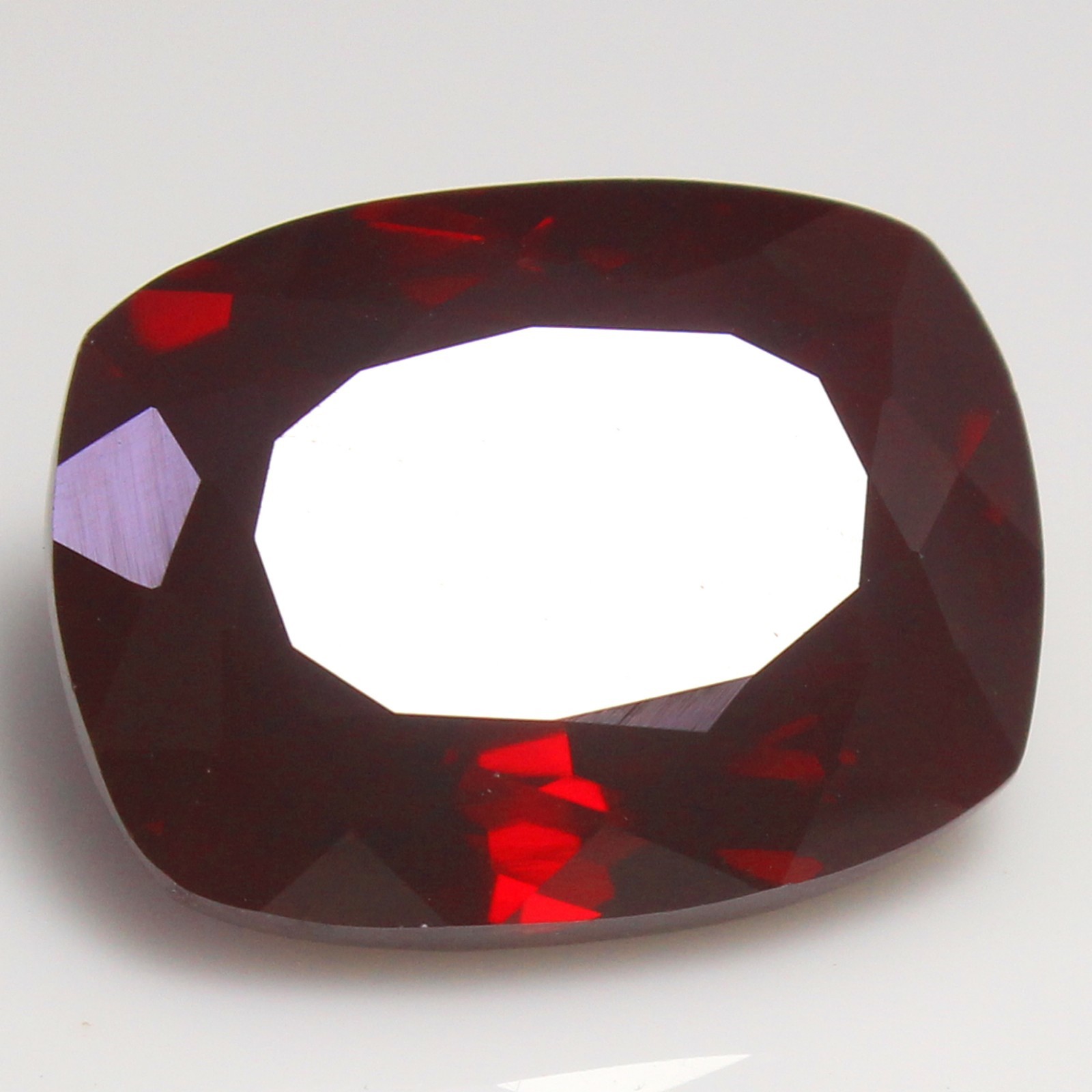 Natural 20 Ct Certified Mogok Deep Red Ruby 18×14 MM Cushion Gemstones