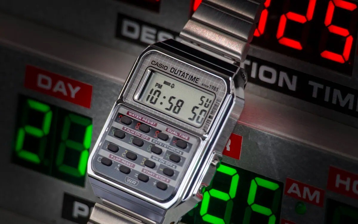 CASIO Back To The Future Collab Model Watch CA-500WEBF-1AJR CALCULATOR 2025 NEW