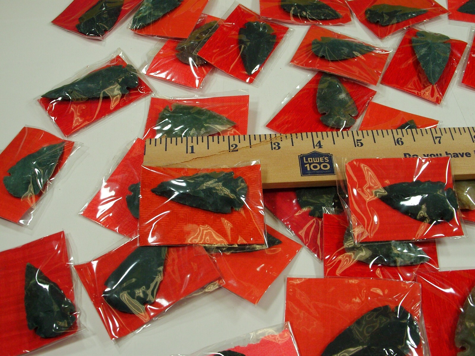 30 Pieces Large 2″ – 2 1/2″ India Handmade Agate Arrowheads Bulk Lot (FC-51) ⭐