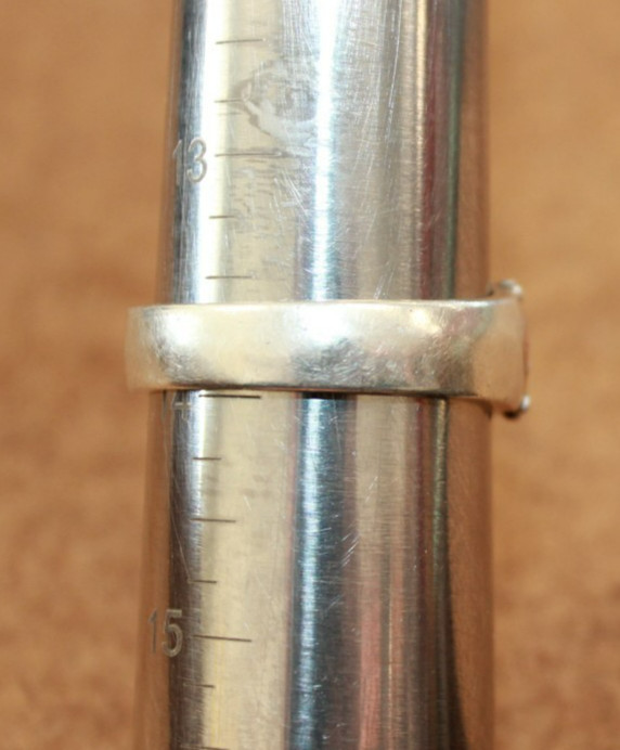 Wheeler Manufacturing Sterling Silver &14K Band Ring – Sz. 13.75 (115WEJ)
