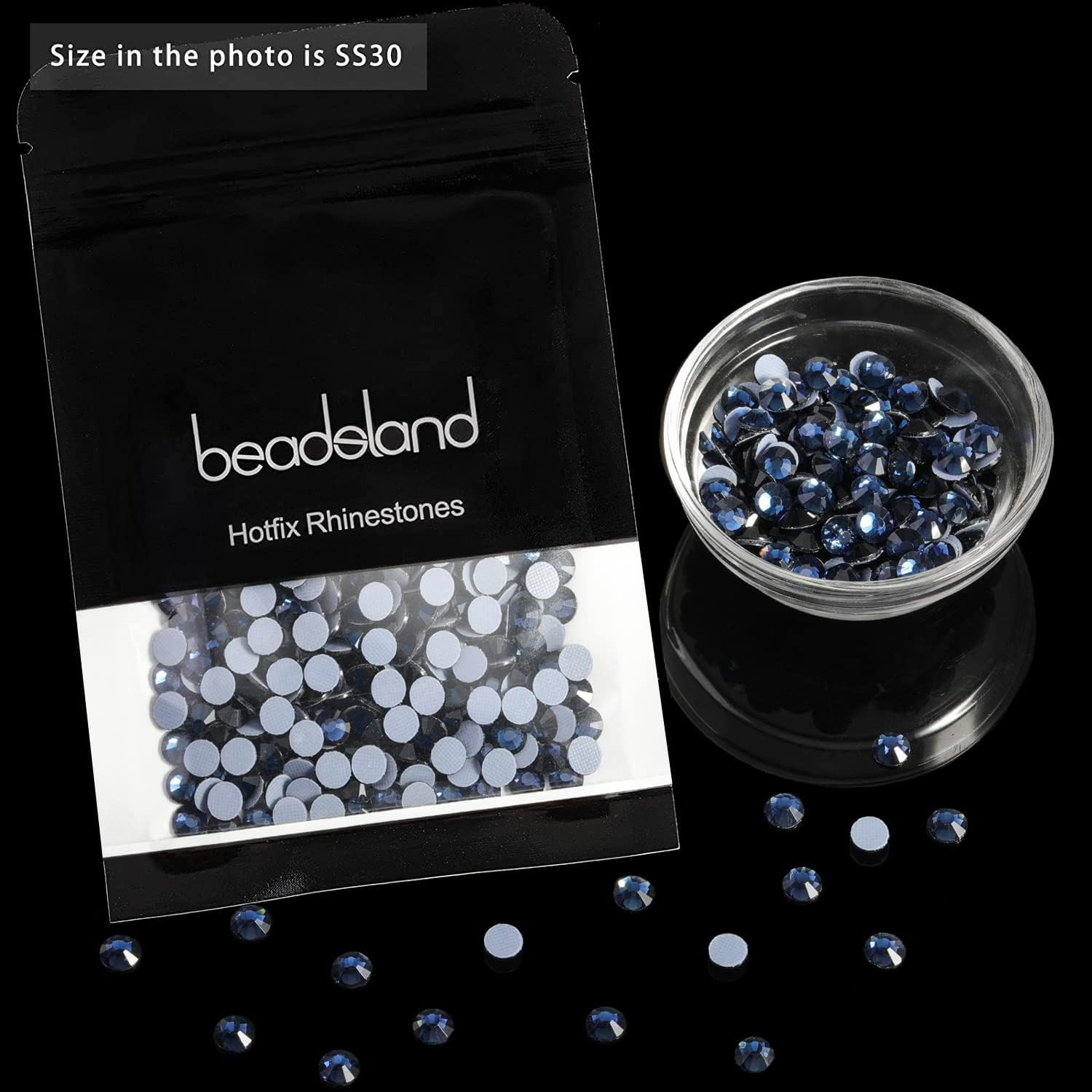 Hotfix Rhinestones, 2880Pcs Flatback Crystal Rhinestones for Crafts Clothes DIY