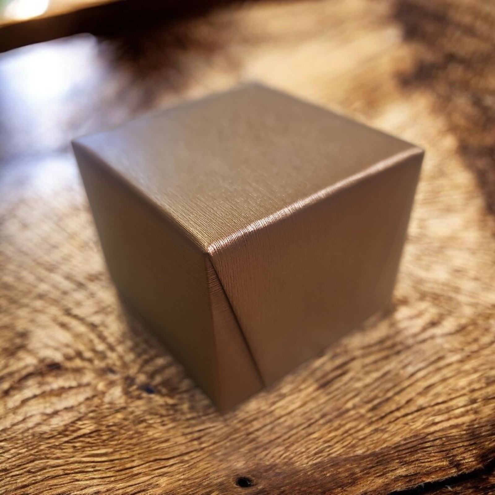 Jared Empty Earring Box New Cream Color Copper Color Outer Box