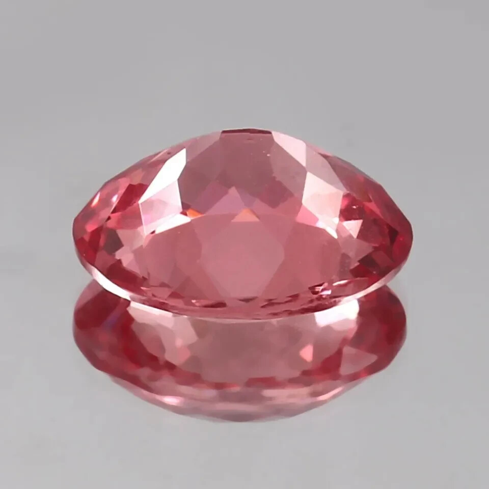 9 CT+ Natural Ceylon Padparadscha Sapphire Loose Oval Certified Gemstone